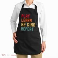Play Learn Be Kind Repeat Unity Day No Bullies Kindness Apron thumb 2