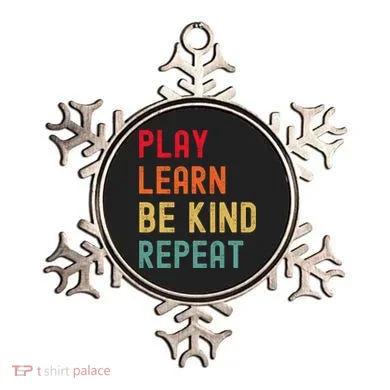 Play Learn Be Kind Repeat Unity Day No Bullies Kindness Ornament