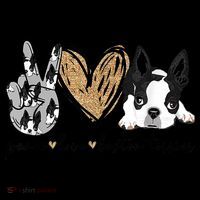 Peace Love Boston Terrier Funny Boston Terrier Lover Dog Mom Coffee Mug thumb 5