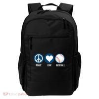 Peace Love Baseball Backpack thumb 0