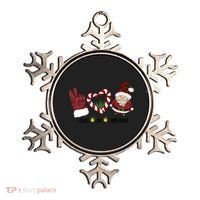 Peace Love Christmas Gnome Sublimation Funny Xmas Gift Ornament thumb 0