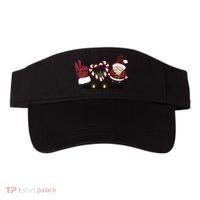 Peace Love Christmas Gnome Sublimation Funny Xmas Gift Visor thumb 0