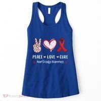 Peace Love Cure Heart Disease Awareness Chd Gift Women's Tank Top thumb 0