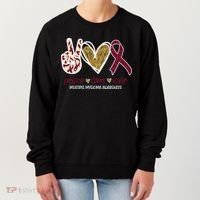 Peace Love Cure Multiple Myeloma Awareness Women's Sweatshirt thumb 0
