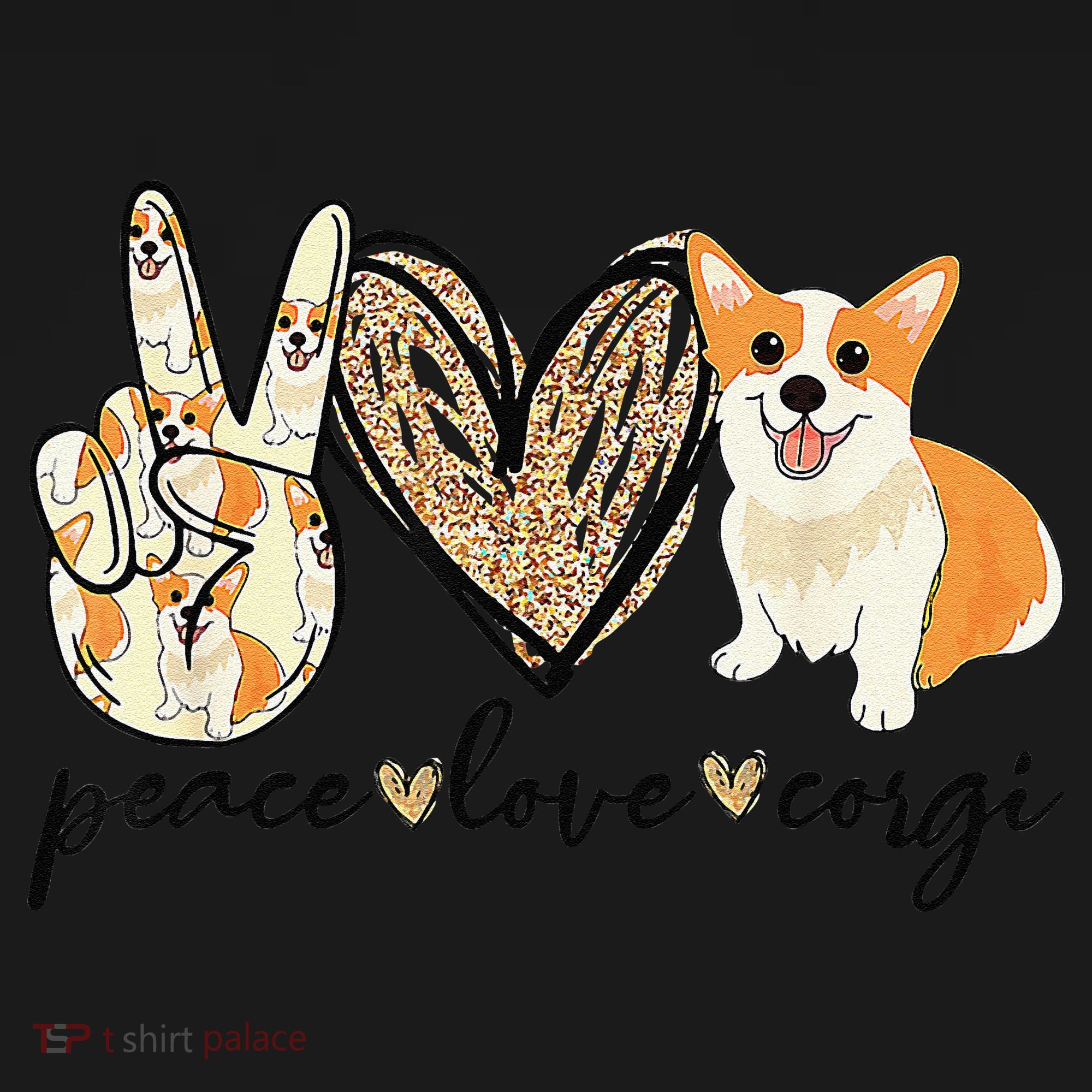 Peace Love Corgi Cute Dog Mom MotherS Day Gift Corgi Lover Women's Tank Top