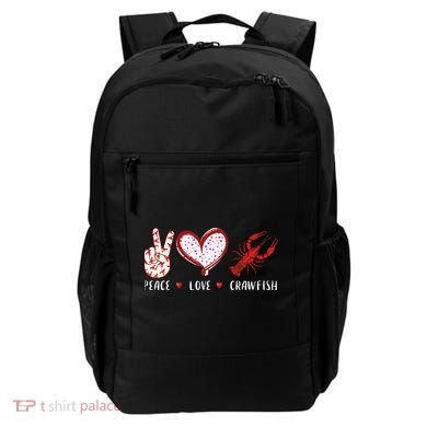 Peace Love Crawfish Boil Gift Backpack