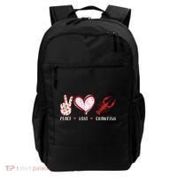 Peace Love Crawfish Boil Gift Backpack thumb 0