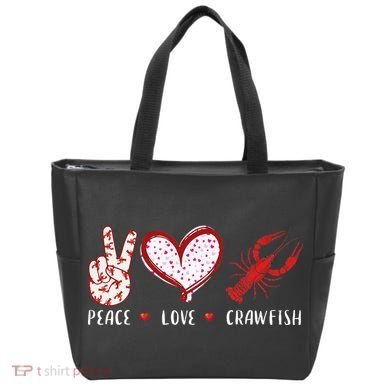 Peace Love Crawfish Boil Gift Tote Bag