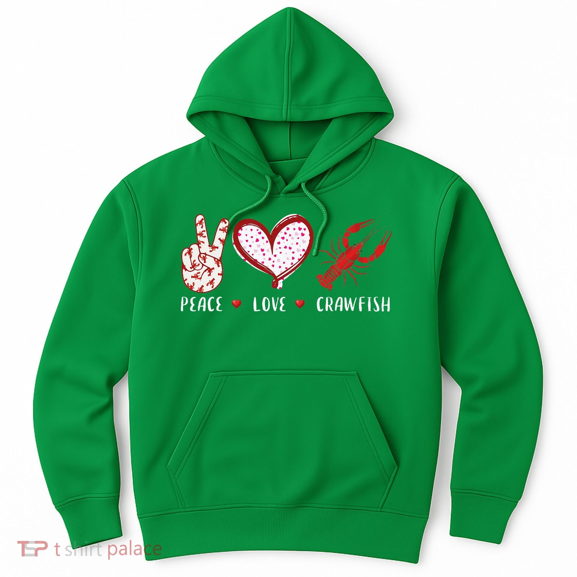 Peace Love Crawfish Boil Gift Hoodie