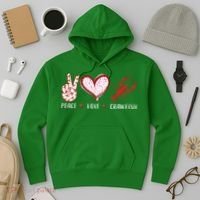 Peace Love Crawfish Boil Gift Hoodie thumb 3