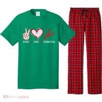 Peace Love Crawfish Boil Gift Pajama Set thumb 0