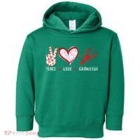 Peace Love Crawfish Boil Gift Toddler Hoodie thumb 0