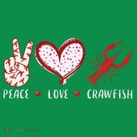 Peace Love Crawfish Boil Gift Toddler Hoodie thumb 2