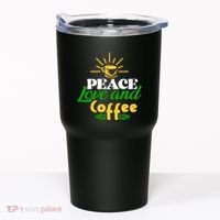 Peace Love & Coffee Motif Tumbler thumb 0