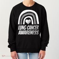 Proud Lung Cancer Rainbow Warrior Survivor Women's Sweatshirt thumb 0