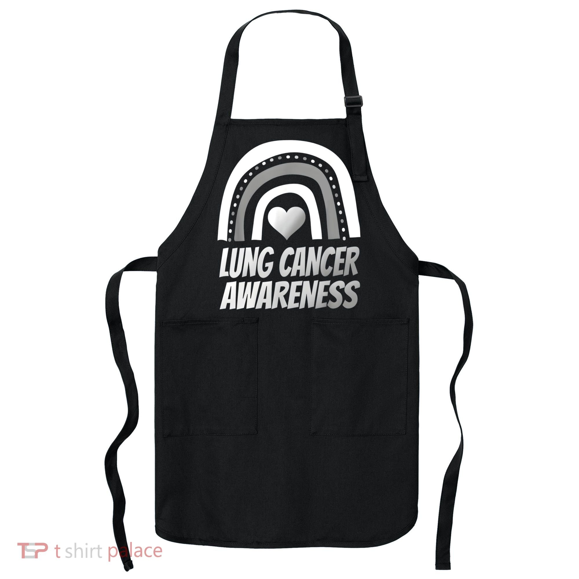 Proud Lung Cancer Rainbow Warrior Survivor Apron