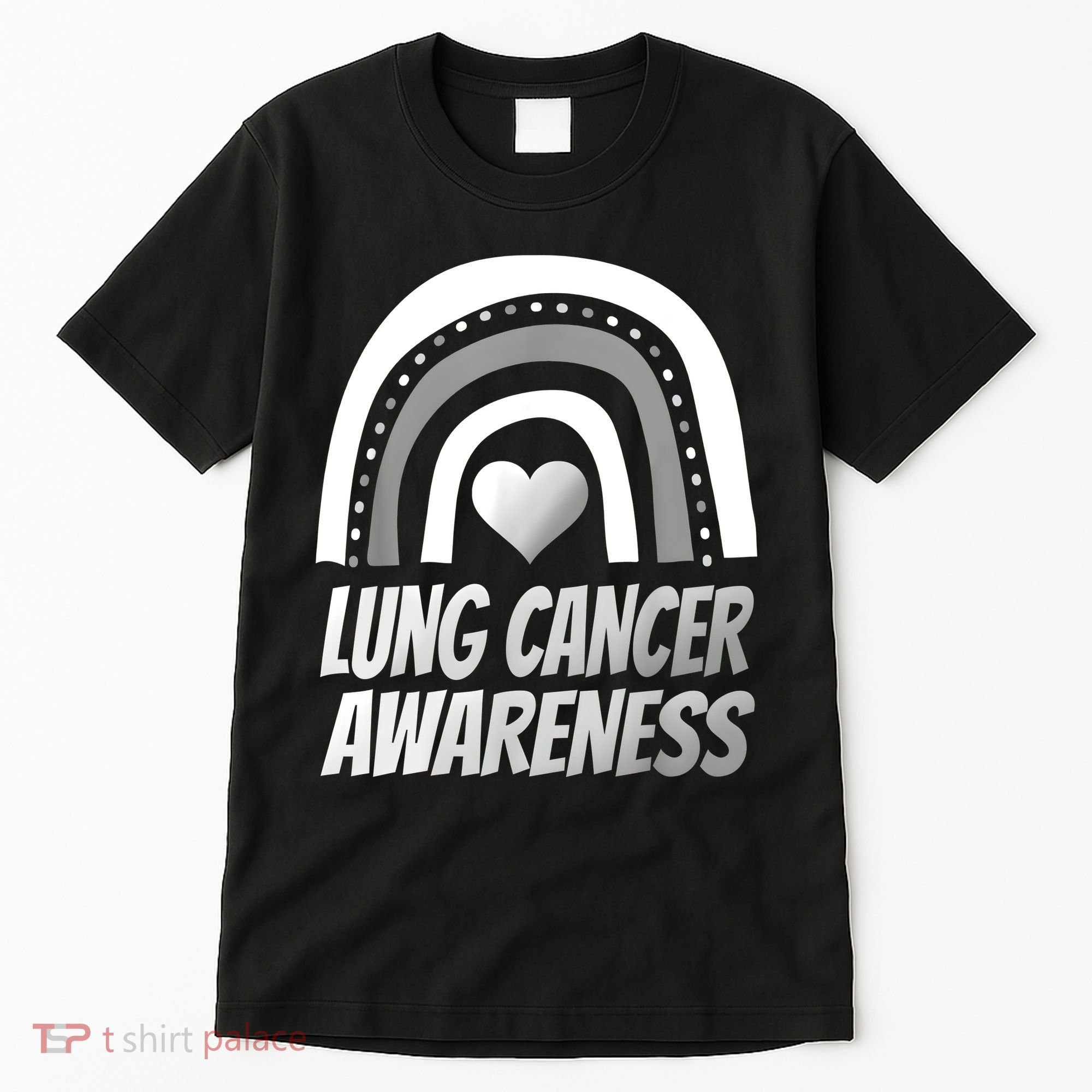 Proud Lung Cancer Rainbow Warrior Survivor Tall T-Shirt
