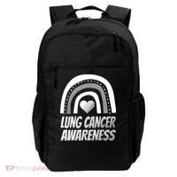 Proud Lung Cancer Rainbow Warrior Survivor Backpack thumb 0