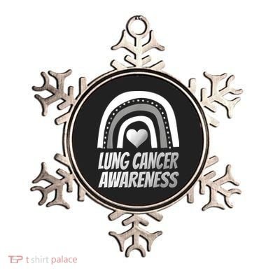Proud Lung Cancer Rainbow Warrior Survivor Ornament