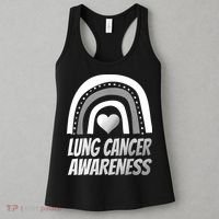 Proud Lung Cancer Rainbow Warrior Survivor Women's Tank Top thumb 3