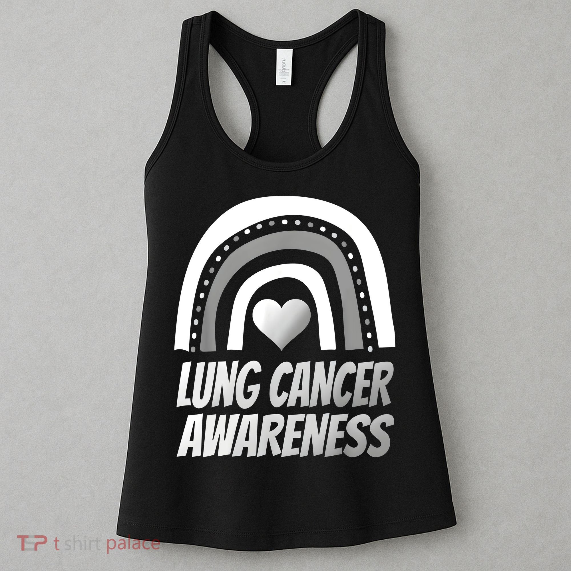 Proud Lung Cancer Rainbow Warrior Survivor Women's Tank Top
