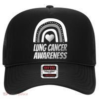 Proud Lung Cancer Rainbow Warrior Survivor Hat thumb 0