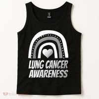 Proud Lung Cancer Rainbow Warrior Survivor Tank Top thumb 2