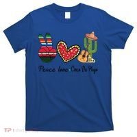 Peace Love Cinco De Mayo Fiesta Mexican Hippie Women T-Shirt thumb 0