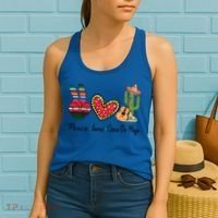 Peace Love Cinco De Mayo Fiesta Mexican Hippie Women Women's Tank Top thumb 2