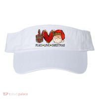 Peace Love Christmas Funny Santa Claus Happy Xmas Visor thumb 0