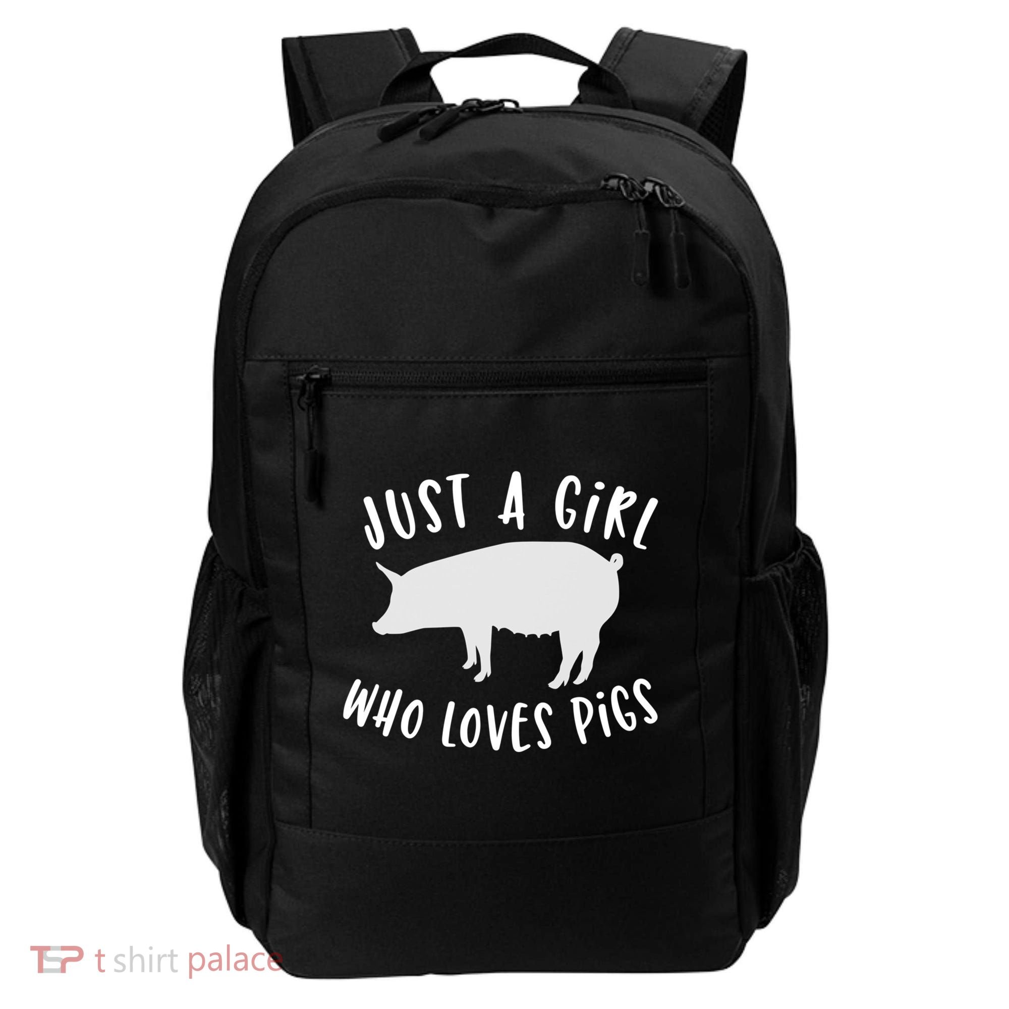 Pig Love Cool Gift Porcine Clothes Novelty Backpack