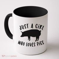 Pig Love Cool Gift Porcine Clothes Novelty Coffee Mug thumb 0
