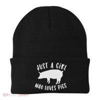 Pig Love Cool Gift Porcine Clothes Novelty Beanie thumb 0