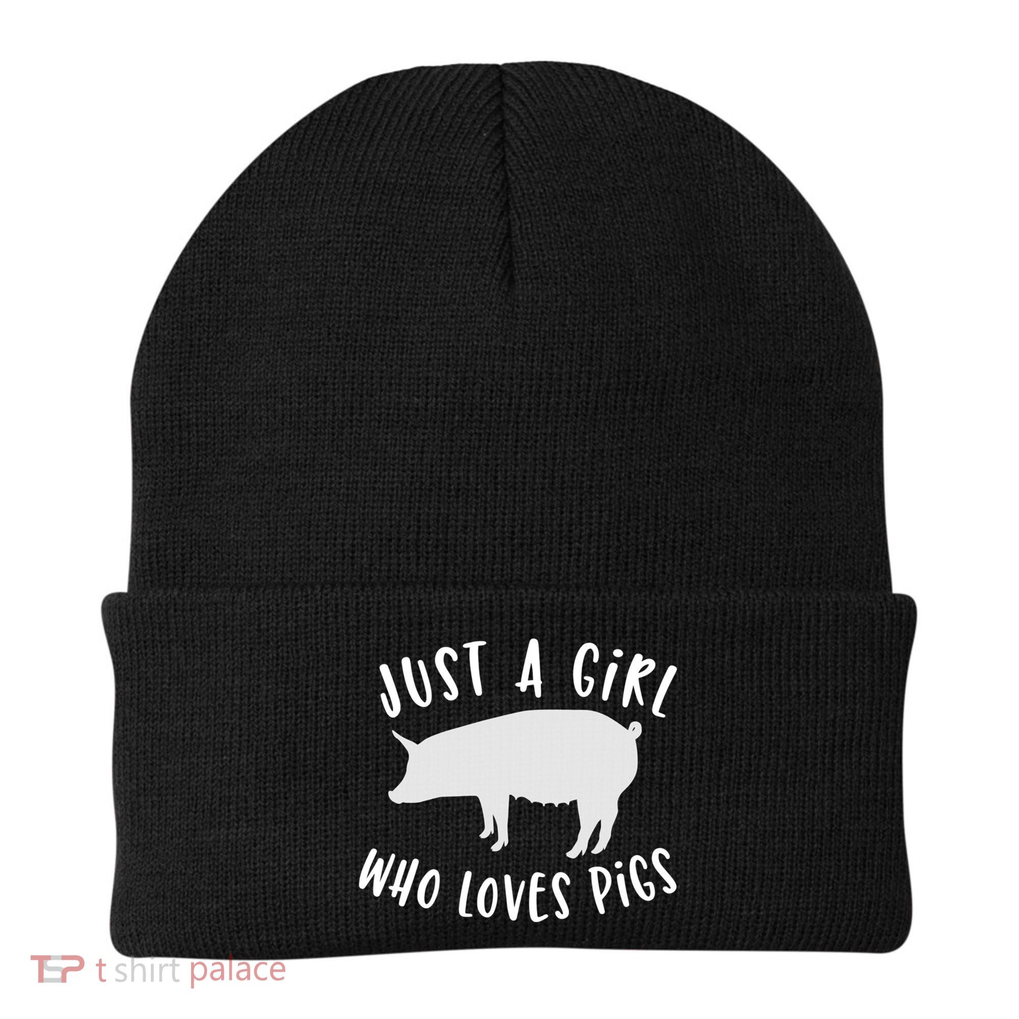 Pig Love Cool Gift Porcine Clothes Novelty Beanie