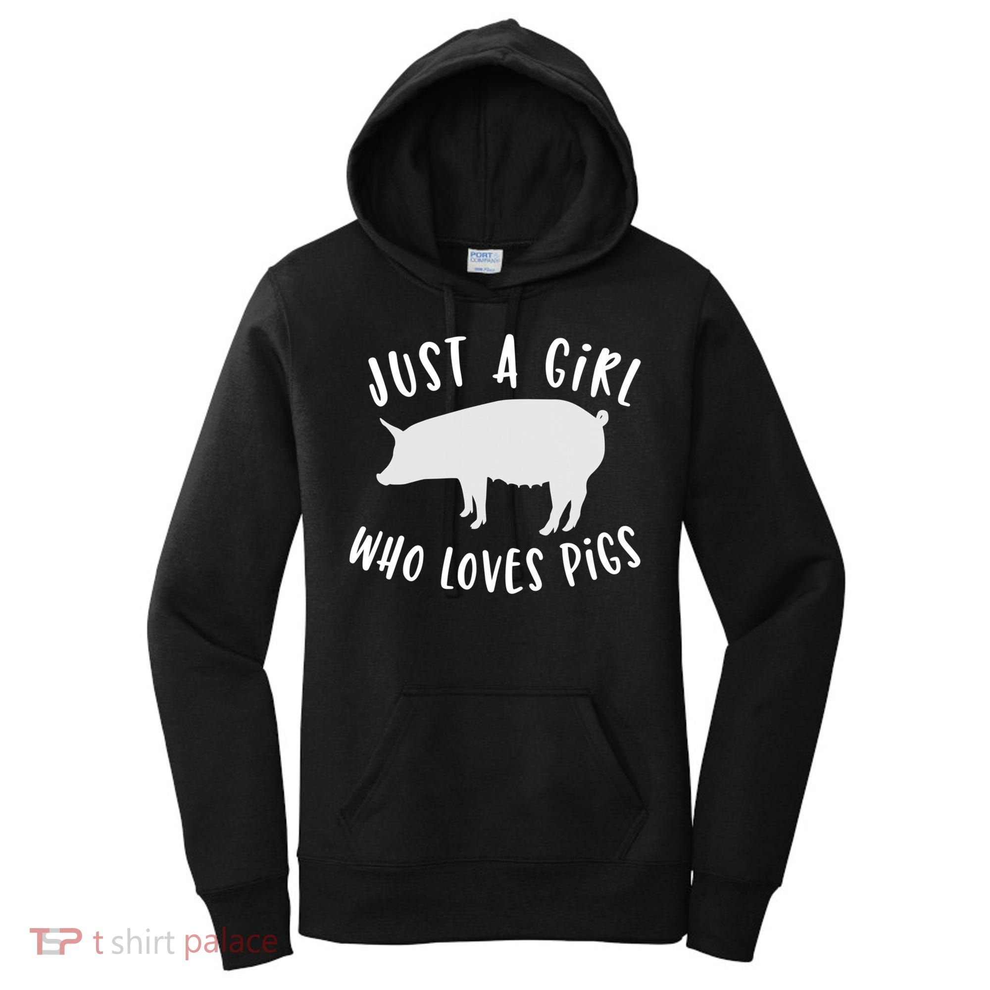 Pig Love Cool Gift Porcine Clothes Novelty Women's Hoodie