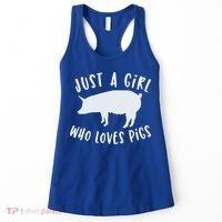 Pig Love Cool Gift Porcine Clothes Novelty Women's Tank Top thumb 0