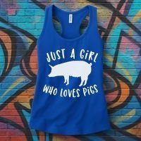 Pig Love Cool Gift Porcine Clothes Novelty Women's Tank Top thumb 3