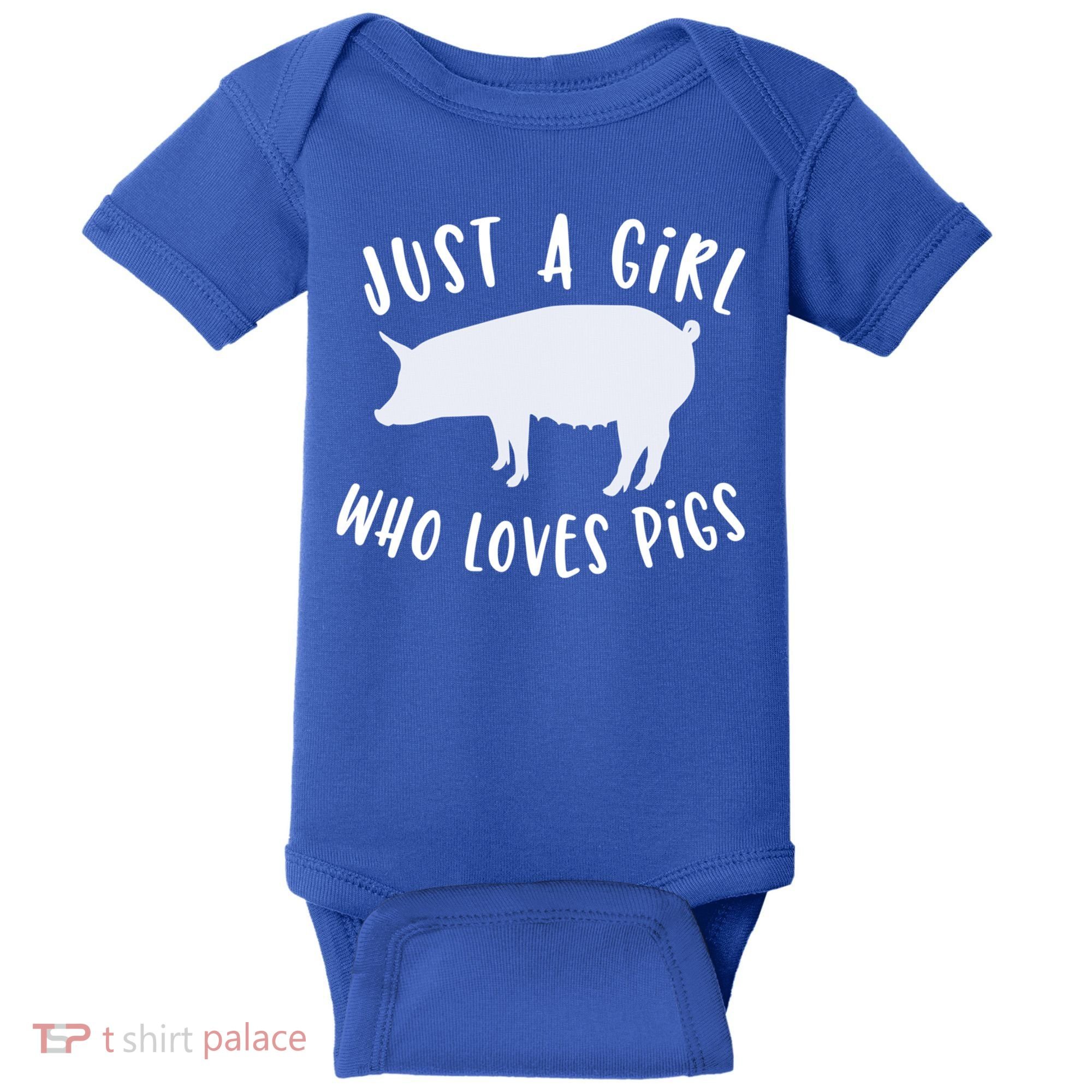 Pig Love Cool Gift Porcine Clothes Novelty Baby Bodysuit