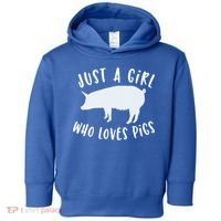 Pig Love Cool Gift Porcine Clothes Novelty Toddler Hoodie thumb 0