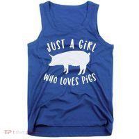 Pig Love Cool Gift Porcine Clothes Novelty Tank Top thumb 0