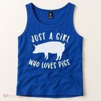 Pig Love Cool Gift Porcine Clothes Novelty Tank Top thumb 2