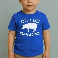 Pig Love Cool Gift Porcine Clothes Novelty Toddler T-Shirt thumb 2