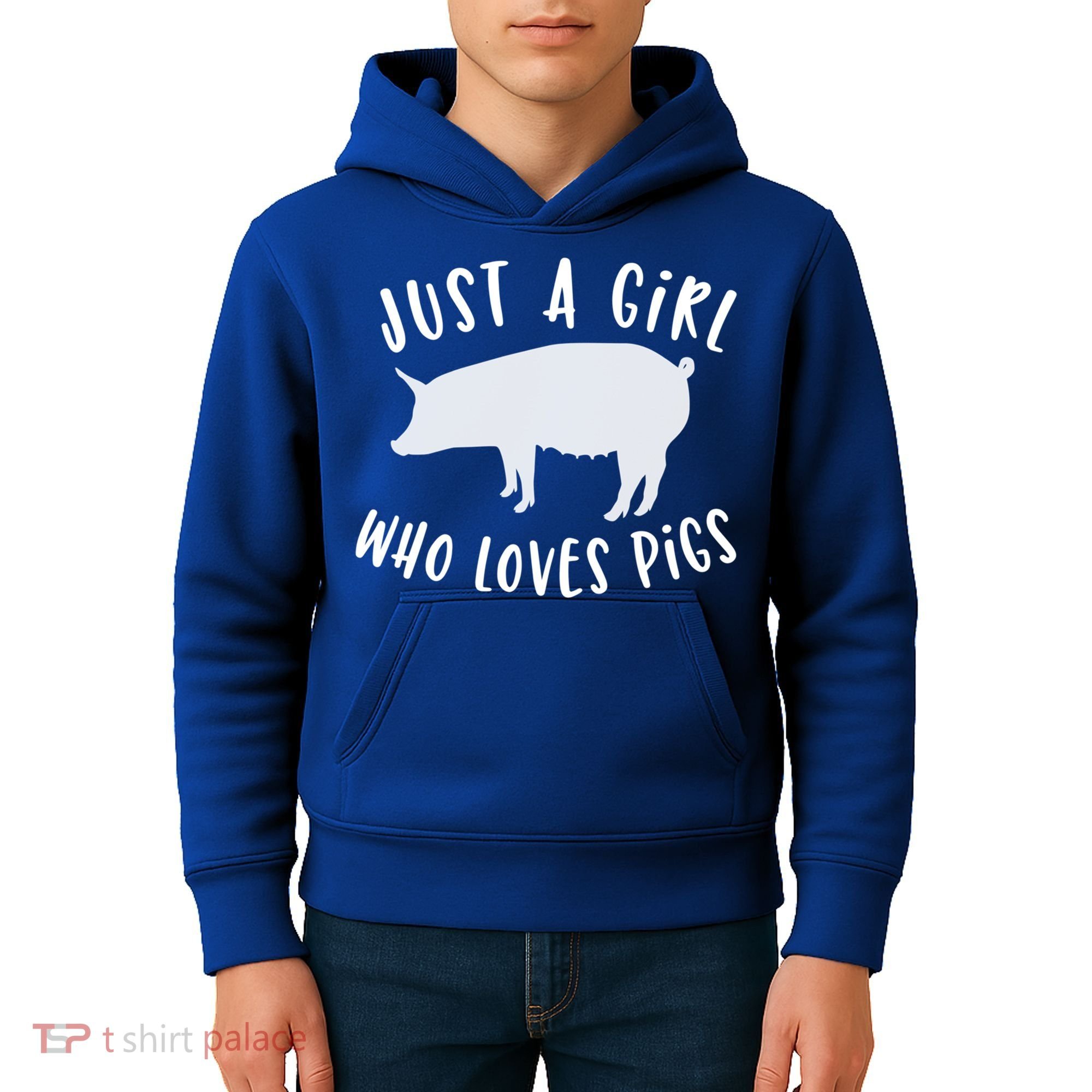 Pig Love Cool Gift Porcine Clothes Novelty Kids Hoodie