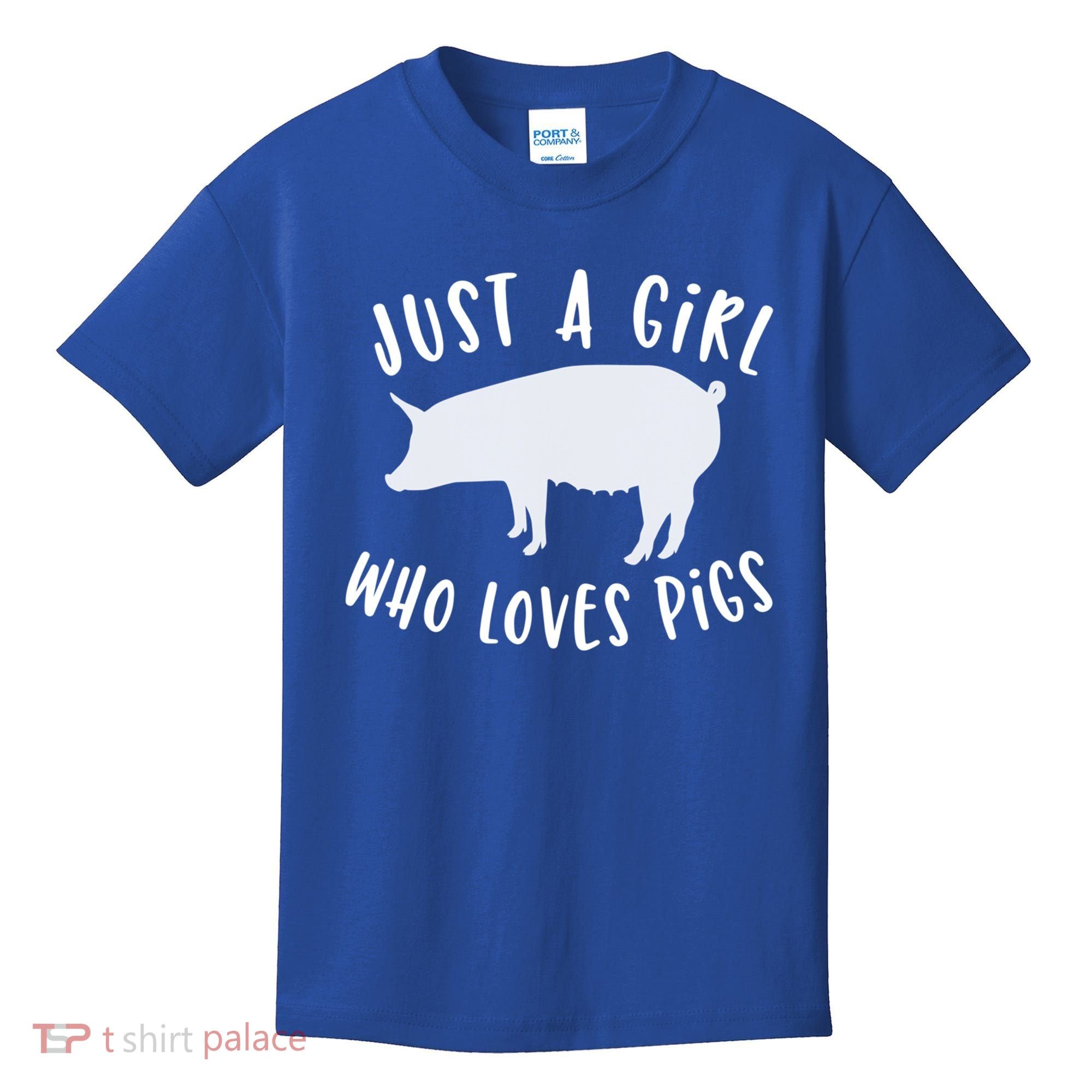 Pig Love Cool Gift Porcine Clothes Novelty Kids T-Shirt
