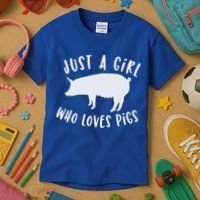 Pig Love Cool Gift Porcine Clothes Novelty Kids T-Shirt thumb 3
