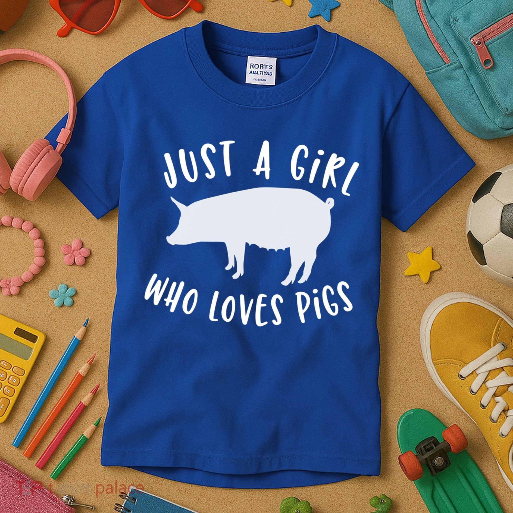 Pig Love Cool Gift Porcine Clothes Novelty Kids T-Shirt