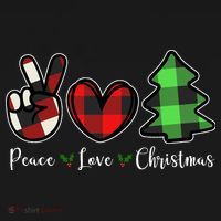 Peace Love Christmas Holiday Festive Gift Backpack thumb 2