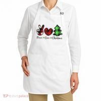 Peace Love Christmas Holiday Festive Gift Apron thumb 2
