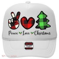 Peace Love Christmas Holiday Festive Gift Hat thumb 0