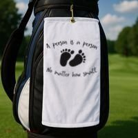 Pro Life Christian For Women Golf Towel thumb 2